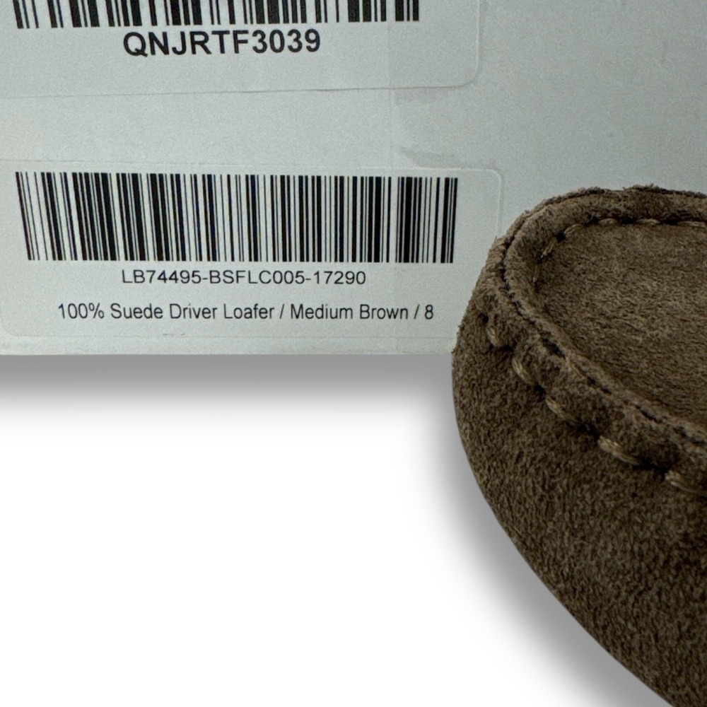 Quince Womens Suede Driver Loafers Medium Brown 8 LB74495-BSFLC005-17290 NIB - Picture 7 of 7